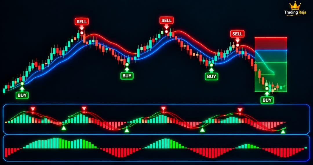 Buy / Sell Momentum Signals trading strategy chart